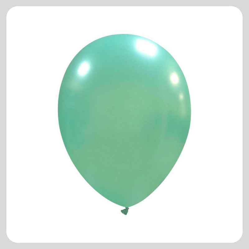 Palloncini Professionali 14'' Verde Acqua Metallizzato