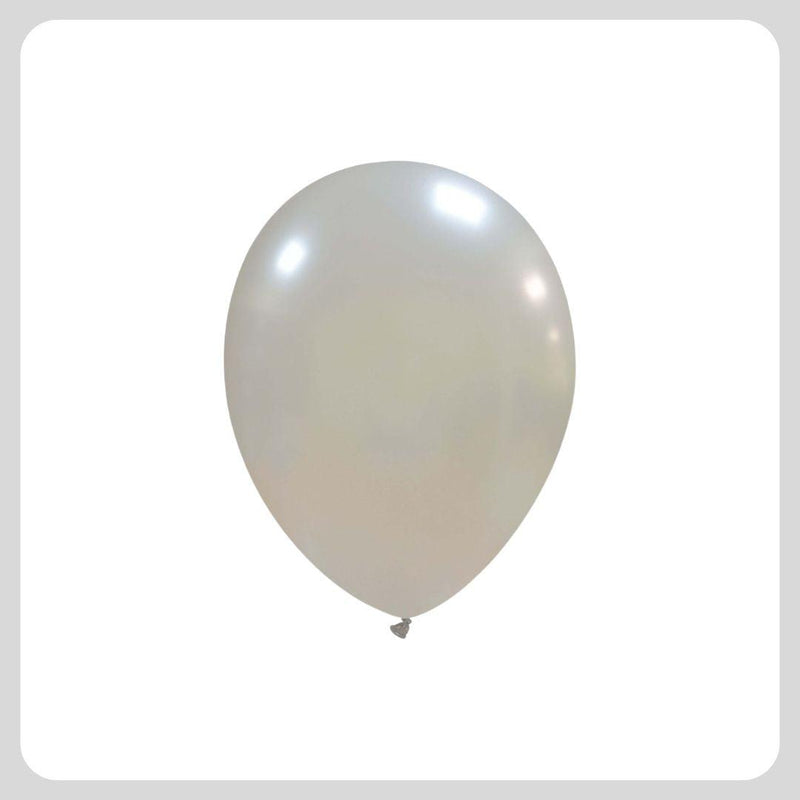 Palloncini Professionali 5'' Argento Metallizzato