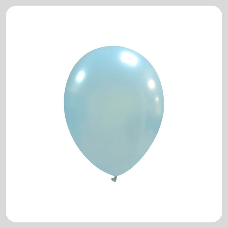 Palloncini Professionali 5'' Azzurro Metallizzato