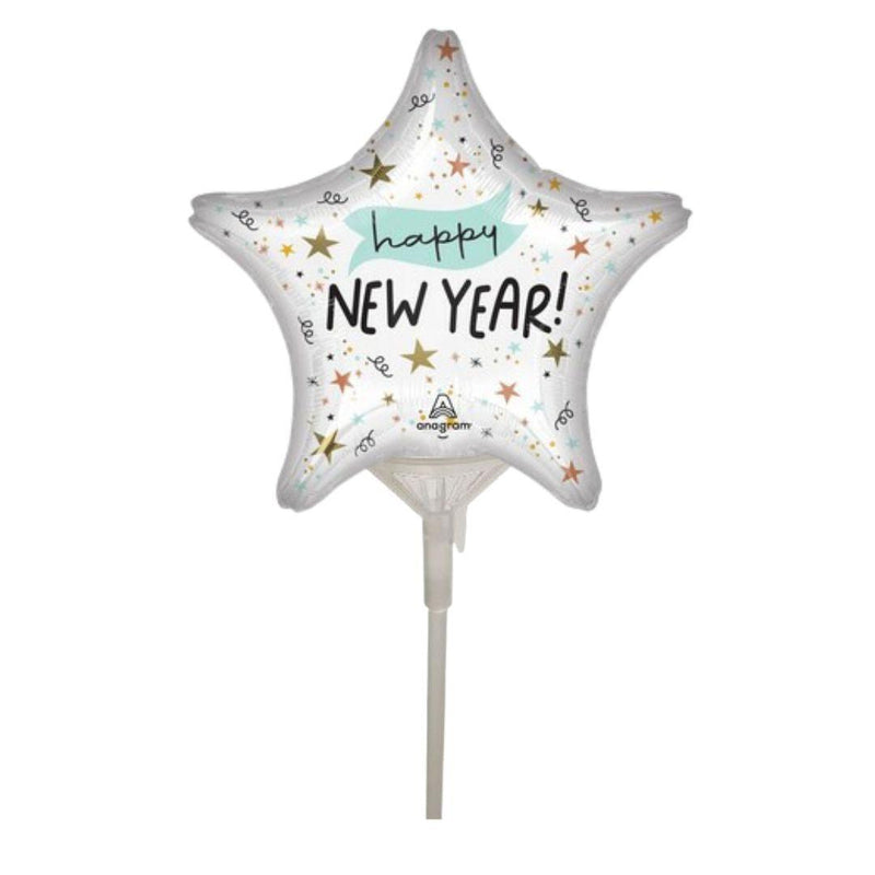 Pallone foil Minishape 9'' Noon Year Star