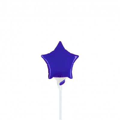 Mini Shape Mylar Stella 4'' Zaffiro Liscio