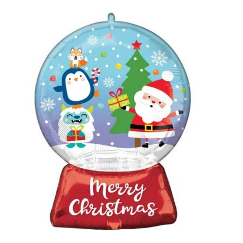 Super Shape Snow Globe Mylar - The Colours of Balloons