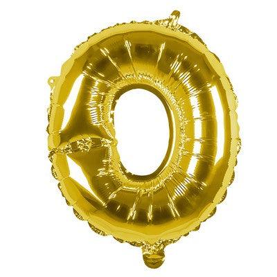 Foil Balloon Letter 'O' Oro (36 cm) - The Colours of Balloons