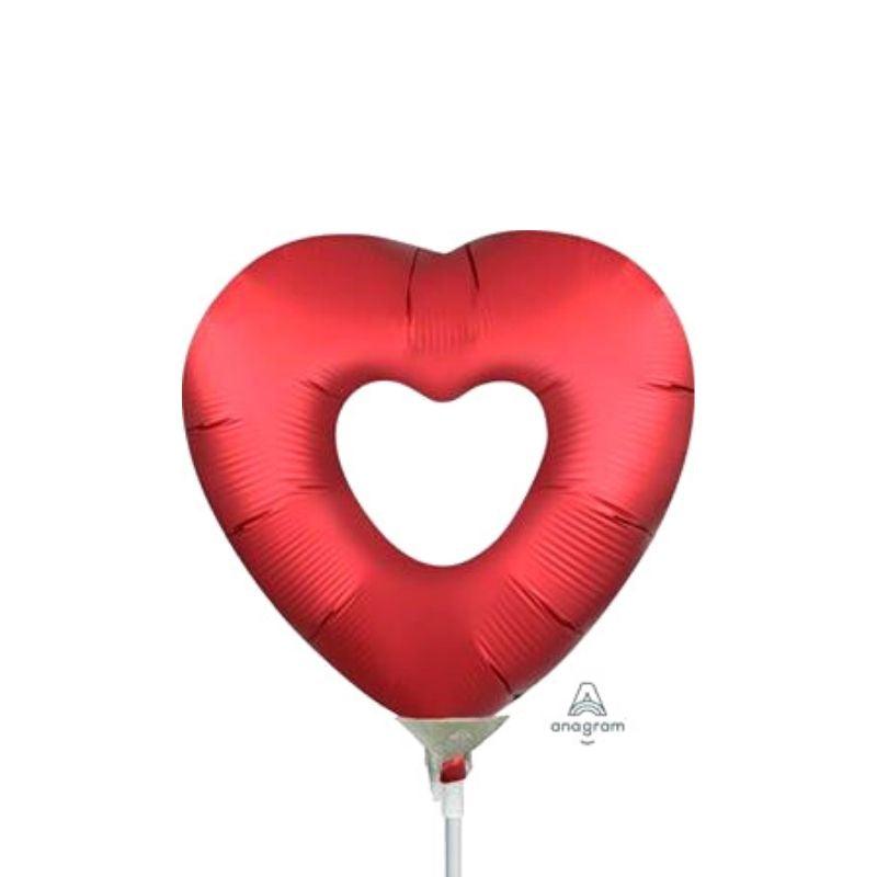 Minishape Cuore Sagoma  9” - The Colours of Balloons