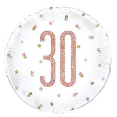 Mylar Numerati Rose Gold - The Colours of Balloons